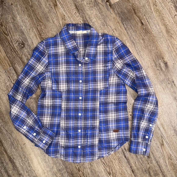 Roxy • Plaid Button Down Shirt - Picture 1 of 10